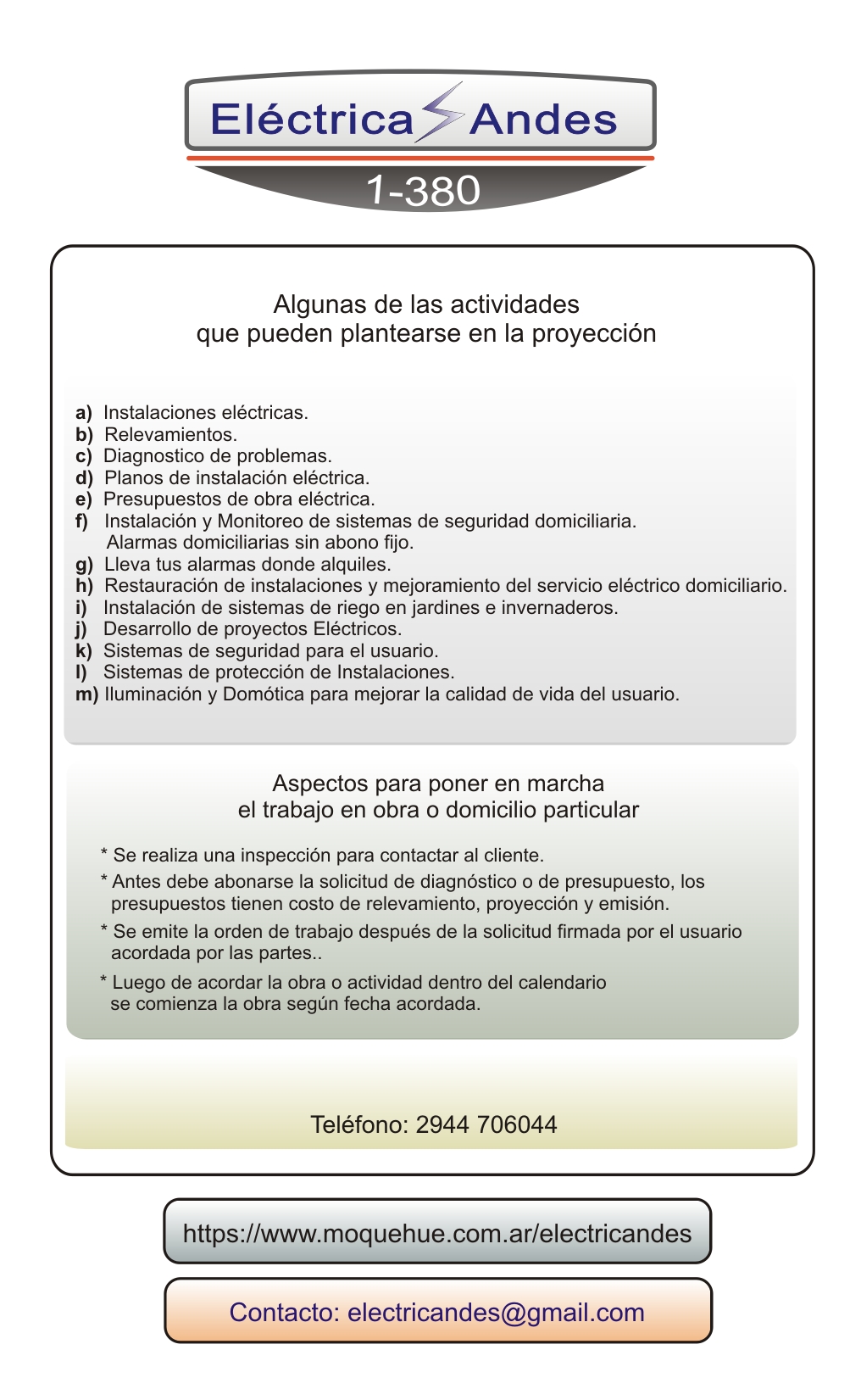 Flyer Electricandes